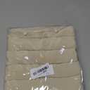 Dining Chair Covers, Dining Room Chair Cover Set of 6, Stretch Kitchen Chair Covers, Detachable Washable Chair Cover, Parsons Chair Slipcovers Protective, for Home, Restaurant, Banquet (Beige)
