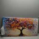 Colorful Tree of Life Wall Art Abstract Nature Tree Landscape Canvas Prints Picture for Living Room Bedroom Fall Home Decor, Watercolor Blossom Flowers Scenery Poster Artwork Decorations 20x40 (TFL)