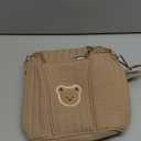 MOMIGO Insulated Breastmilk Cooler Bag - Cute Bear Reusable Milk Bottle Bag Kids Snack Bag Baby Pacifier Pack For Diaper Bag Baby Stroller (Brown)