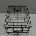 Totority Large Round Wire Firewood Basket Storage Tote Bag Metal Log Holder Rack for Camping Folding Handle Non-slip Base Durable Iron Construction