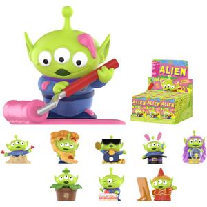 POP MART Disney/Pixar Alien-Immersive Experience Series Figures, 9PCs Disney Blind Box Figures, Random Design Action Figures Collectible Toys Home Decorations, Holiday Birthday Gifts, Whole Set