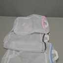 3Pcs Hanging Laundry Bags for Socks with S Hooks, 3 Color Mesh Laundry Bags for Washing Machine