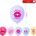 2 x 30pcs 12Inch Valentine's Day Latex Balloons, Valentine's Day Wedding Engagement Party Supplies