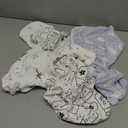 3-Pack Organic Swaddle Sleep Sacks - Newborn Ergonomic Swaddles 0-3 Months - Baby Blanket Wrap (Gray & Animal)