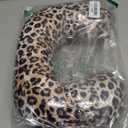 Travel Pillow Classic Leopard Print Cozy Soft Microfiber Memory Foam Neck Pillow Head Support Soft Pillow for Sleeping Rest Airplane Car Home Use