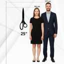 25 Inch Grand Opening Scissors Red 25 Inch Red Scissors Giant Shears for Ribbon Cutting Ceremony Heavy Duty Giant Ribbon Cutting Shears for Inauguration Ceremonies & Special Events