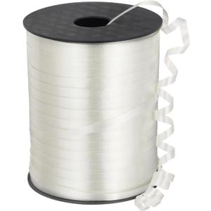 PATIKIL 500 Yards Curling Ribbon Crimped Balloon String Metallic 3/16" for Party Decoration Gift Wrapping Art Crafts Beige