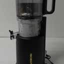 Masticating Juicer, 5.2 in Feed Chute for Whole Fruits &Vegetables,200W Slow Cold Press Juicer, 7-Stage Masticating,Dual Anti-Clog Filters,BPA free