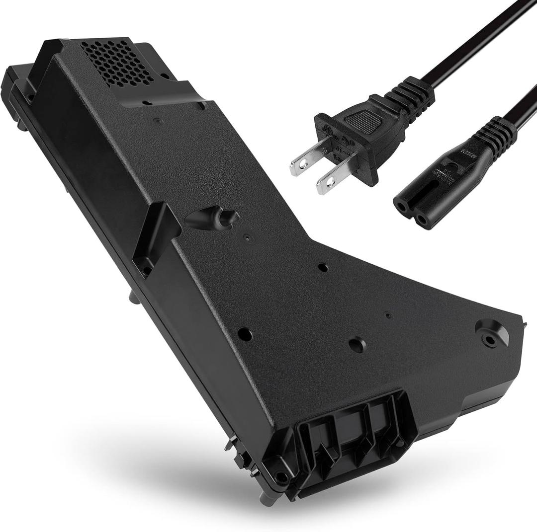 for PS5 Power Supply ADP-400DR / ADP-400ER /PA-1401-JT20 Internal Power Source Replacement with AC Adapter Console Power Adapter with Power Cord