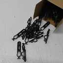 Christmas Gutter Clip Christmas Clips Plastic Icicle lamp Holder Ridge line Christmas Lights Clips for Holiday Outdoor Roofs, Shingles, Ridge Lines, Fence gutters Hook Black 30pcs