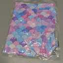 Haloumoning Girls Gymnastics Leotards with Shorts Kids One-Piece Sparkly Mermaid Dance Biketards Unitard 4-12Y