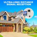 DAANT TV Antenna Indoor Long Range, Supports 4K 1080p Smart TV Signal Reception with 16ft HDTV Coax Cable