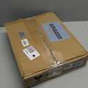 Ambimall Dimmable Arc Floor Lamp with Remote, Color Temperatures and Brightness Adjustable, Arched Floor Lamp with Rotating Head, Over Couch Arched Reading Light for Living Room (Deep Beige and Brown)