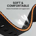Bandletic Compatible with Garmin Fenix 8 47mm 7 6 Watch Band - 22mm Quick Fit Rugged Nylon Replacement Band for Fenix 7 6 Pro/5 Plus/Instinct 2 3 E 45mm/Forerunner 970 965/Approach S70 S62/Epix Pro