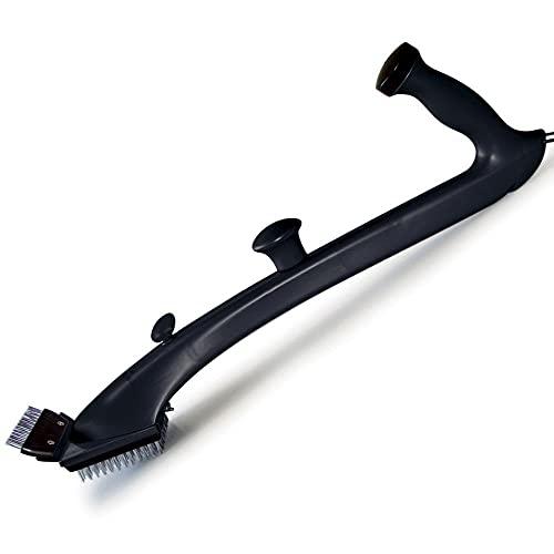 Grill Daddy Pro Made in USA - Ultimate Grill Brush for Outdoor BBQs & Grilling Accessories, Steam Cleaning Power, 22" Handle