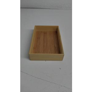 Bam & Boo - Natural Bamboo Serving Tray Modern Rectangular - for Food, Drinks, Decor, Vanity in Home, Kitchen, Bathroom, Coffee Table, Bed(X-Small, 6"x 9"x 2"