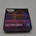 100ft IP68 Outdoor Led Strip Lights Waterproof with RF Remote & Bluetooth Music Sync App Control, Long Color Changing LED Rope Lights,5050 RGB Super Bright Outside Led Lights,24V