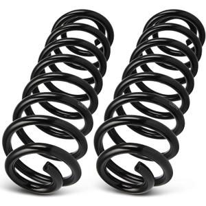 AUTOMUTO 2PCS Rear Suspension Coil Spring Set Compatible with 1999-2005 for VW for Golf, 1999-2006 for VW for Jetta - Replace 81055 Coil Springs