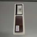 Rustic Toilet Paper Holder Wall Mount - 6.69"x2.95" Solid Wood Bathroom Tissue Paper Roll Hoder with 5.7" Stainless Steel Rod, Farmhouse Paper Towel Holder for Small Space