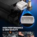 KAX Ignition Coil & 4Pcs Iridium Spark Plugs w/Magnetic Socket for Subaru Forester 2009-2010 2.5L, Impreza 2011 2.5L Replace#UF625 7090