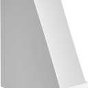 Amazon Basics Rectangular Plastic Desk Organizer, Magazine Rack, White, 2-Pack