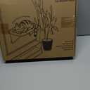 Zakkart Cat Window Perch - 100% Metal Supported from Below - Comes with Warm Spacious Pet Bed - Cat Window Hammock for Large Cats & Kittens - for Sunbathing, Napping & Overlooking (White)