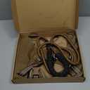 Heavy Duty Tactical Dog Harness for Large Dogs, No Pull Adjustable Pet Harness Reflective Service Training Easy Control Pet Vest Military K9 Working Dog Harnesses-X- Large, Brown