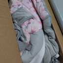 Ingenuity SimpleComfort Lightweight Compact 6-Speed Multi-Direction Baby Swing, Vibrations & Nature Sounds, 0-9 Months 6-20 lbs (Pink Cassidy)