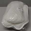 Bath Pillow Bathtub Pillow, Luxury Bath Pillows for Tub Neck and Back Support, Bath Tub Pillow Headrest with Soft 4D Mesh Fabric and Non-Slip Suction Cups, Relaxing Bath Accessories Spa Gifts (White)