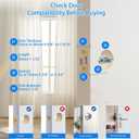 Privacy Door Knob with Lock for Bedroom Bathroom Interior Door Handle Easy Install Room Door Locks Indoor Door Knob Set Privacy Door Handle Gold Knobs for Home Office (Gold, Pack of 1)