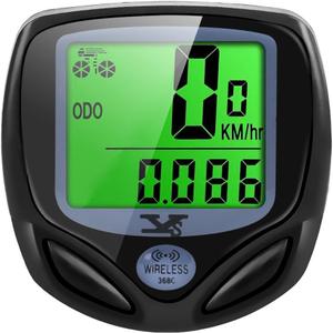 YS SY Bicycle Speedometer and Odometer Wireless Waterproof Cycle Bike Computer with LCD Display & Multi-Functions