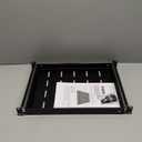 1U Sliding Rack Shelf 19" Server Rack Mount Cabinet 14"-22" Adjustable Depth 4 Post