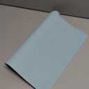 Aothia Leather Desk Pad Protector, Mouse Pad, Office Desk Mat, Non-Slip PU Leather Desk Blotter, Laptop Desk Pad, Waterproof Desk Writing Pad for Office and Home (31.5" x 15.7",Baby Blue)