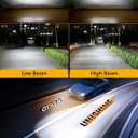 UNI-SHINE 2PCS 9 Inch LED Headlights with DRL and Turn Signal,High/Low Beam Halo Lights DOT Approved Compatible with Jeep Wrangler JL/JLU 2018-2025, Gladiator JT 2019-2025