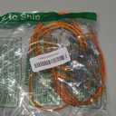 Cat6a Patch Cables 1ft (24 Pack) Slim, Cat6 Ethernet Patch Cable Pure Copper, Flexible Cat 6 Patch Cable 550MHZ 10G, Space-Saving Cat 6A Network Cables for Patch Panel, Orange