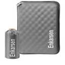 nflatable Travel Seat Cushion – Self-Inflating Memory Foam Pad for Airplane, Stadium Bleachers, Camping, Hiking & Backpacking – Ultralight Compact & Portable Sitting Cushion (Grey)