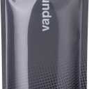 Vapur Collapsible Water Bottle With Carabiner, Compact Bottle Folds Flat For Hydration On The Go, Ideal for Traveling, Hiking or Camping, 16 Ounce, Cool Grey, Pack of 1