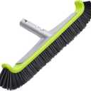 Sepetrel 17.5" Pool Brush Head for Cleaning Walls,Heavy Duty Inground/Above Ground Swimming Pool Scrub Brushes with Premium Strong Bristle & Reinforced Aluminium Back