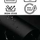 Custom Fit Reusable Burner Liner for General Electric GE Gas Range Stove Protect Your Stovetop with this Splatter Guard Cover - PGS930SELSS