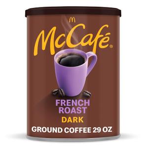 McCafe French Roast, Dark Roast Ground Coffee, 29 oz Canister (EXP 08/16/26)