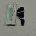 Glide Thru Detangling Brush by Crave Naturals - Tangle-Free Hairbrush for Curly and Straight Hair - Gentle Detangler for Kids, Teens, and Adults - Wet and Dry Hair Care - Travel-Friendly (1 Pack (Regular))