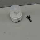 EASYSPEED Electric Garlic Chopper 1Cup, Mini USB Type-C Charging Wireless Food Processor with 304 Stainless Steel, 3 Sharp Blades, Portable Kitchen Meat Grinder for Onion, Garlic, Ginger, Chili (White)