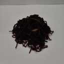 FAVE Full Lace Short Dreadlock Wigs Afro Ombre Burgundy Faux Locs Wigs Synthetic Twisted Wig 14IN Dreadlock Wigs for Black Women (1B/BUG)