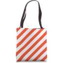 orange striped duffel bag