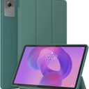 Case for Lenovo Tab P12 12.7-Inch (2023 Model, TB370FU / TB371FU) - Slim Lightweight Durable Trifold Stand Cover, Supports Auto Wake/Sleep, Green