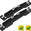2-Pack Pro-Grade Wheel Alignment Kit with Tape Measures, Heavy Duty Toe Alignment Tool Plates- Universal Fit for Jeep/SUV/Truck/UTV/ATV (Black)