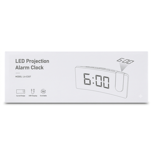 New LED Digital Projection Alarm Clock With USB Charging