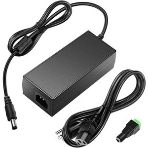 SHNITPWR 24V 4A Power Supply Adapter 100~240V AC to DC 24volt Converter 96W 24 Vdc 4 Amp 3.75A 3.5A 3.3A 3A Transformer 5.5x2.5mm Tip for 5050 3528 LED Strip Light 3D Printer CCTV Camera LCD Monitor