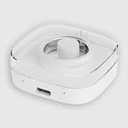 Smart Ring and Charging Case For  R02, R03, R06, R11M, R8, H01, SR05, Portable 200mAh Power Bank with USB C Fast Charge, Compatible with Multiple Smart Rings, 10 Times Recharge (White)