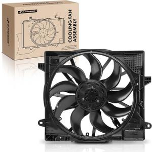 A-Premium Engine Radiator Cooling Fan Assembly with Brushless Motor Compatible with Select Jeep Models - JL Series Wrangler 2018-2024, JT Series Gladiator 2020-2023 - Replace# 68282799AD